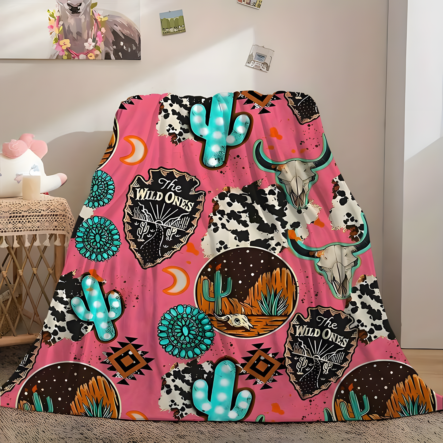 T013 Flannel Blanket for Bed, Couch, Recliner & Travel - All-Season Comfort, -Pilling, Suitable for Adults and Teens