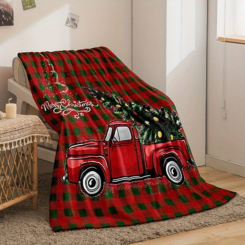 T024 Flannel Blanket for Bed, Couch, Recliner & Travel - All-Season Comfort, -Pilling, Suitable for Adults and Teens