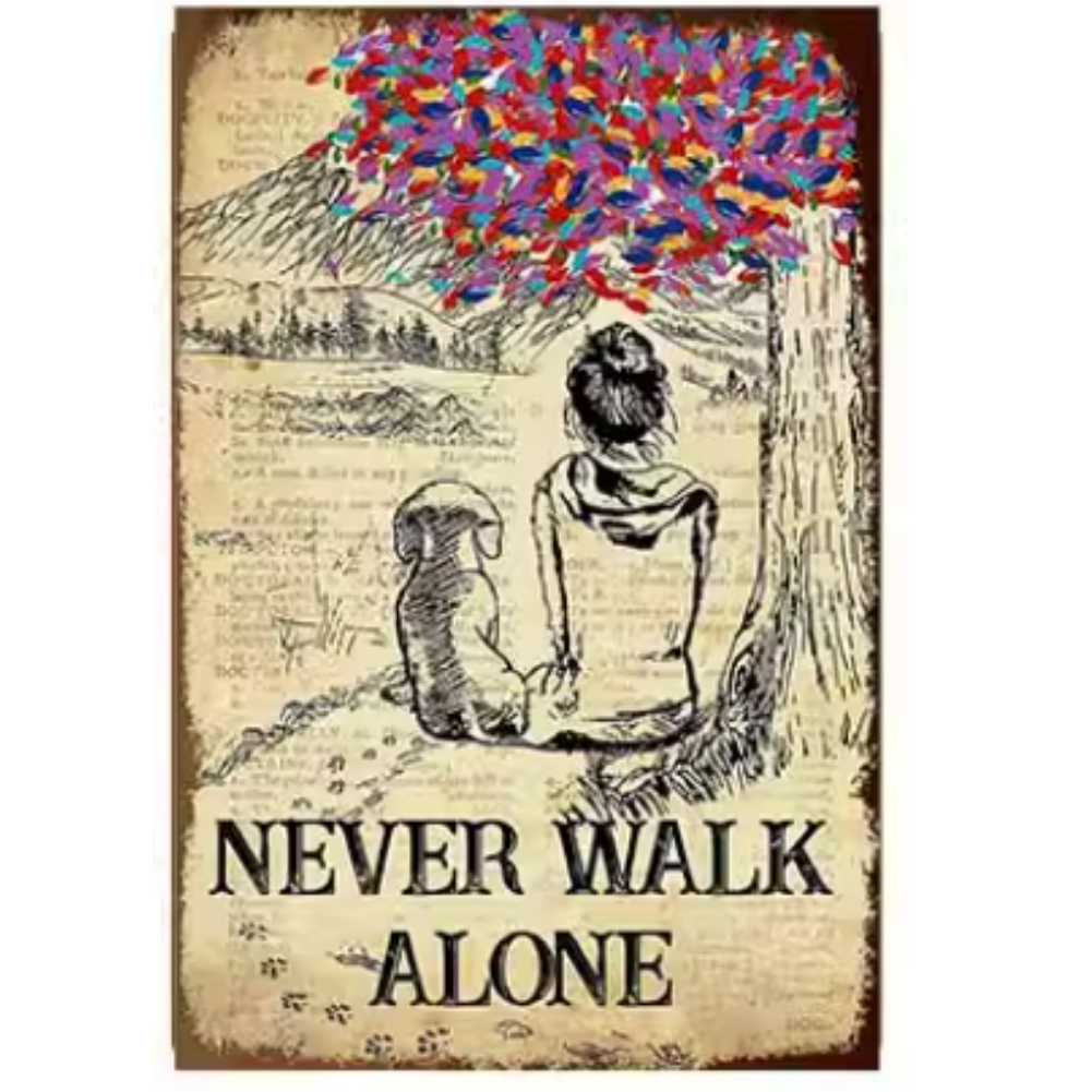 8x12 Funny Dog Metal Sign – Vintage Tin Wall Art for Pet Lovers & Homes | Tin & Time Co. #1015