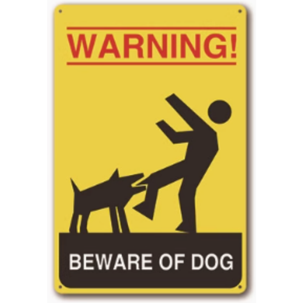 8x12 Funny Dog Metal Sign – Vintage Tin Wall Art for Pet Lovers & Homes | Tin & Time Co. #1057