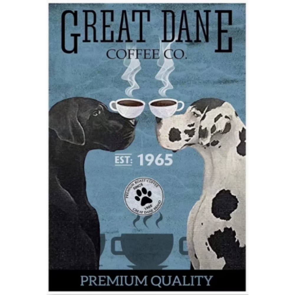 8x12 Funny Dog Metal Sign – Vintage Tin Wall Art for Pet Lovers & Homes | Tin & Time Co. #1074