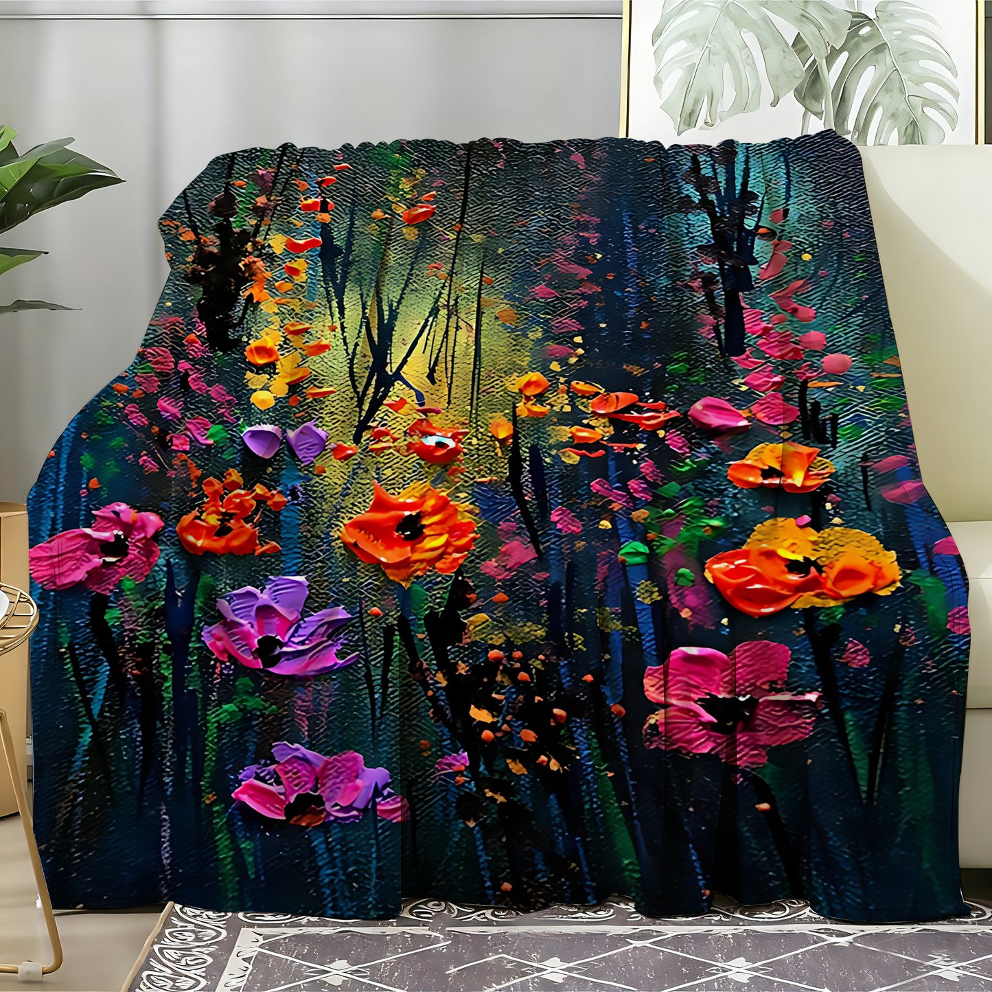 T068 Flannel Blanket for Bed, Couch, Recliner & Travel - All-Season Comfort, -Pilling, Suitable for Adults and Teens