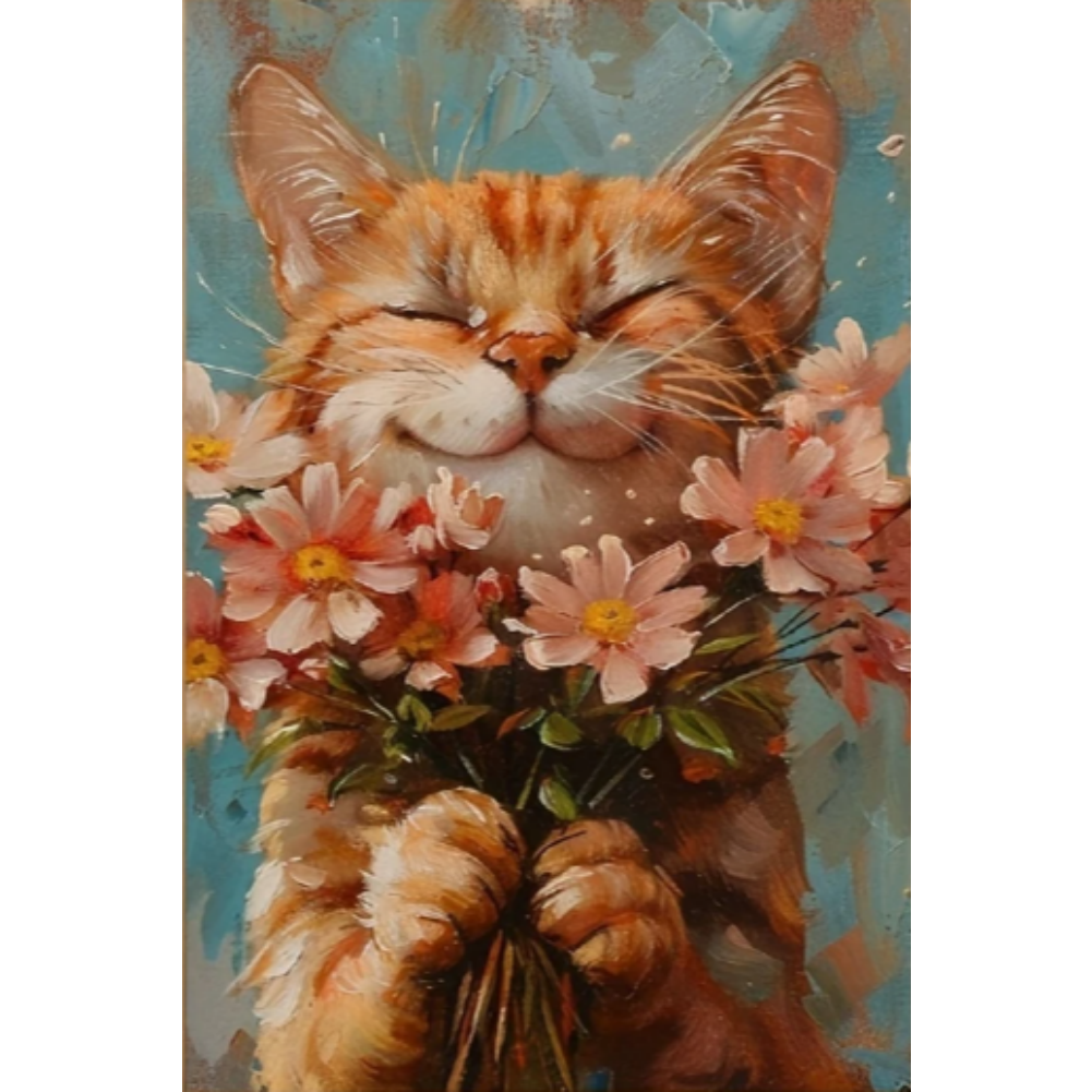 8x12 Cute Cat Metal Sign – Retro Tin Wall Art for Cat Lovers & Kitchens | Tin & Time Co. #2085