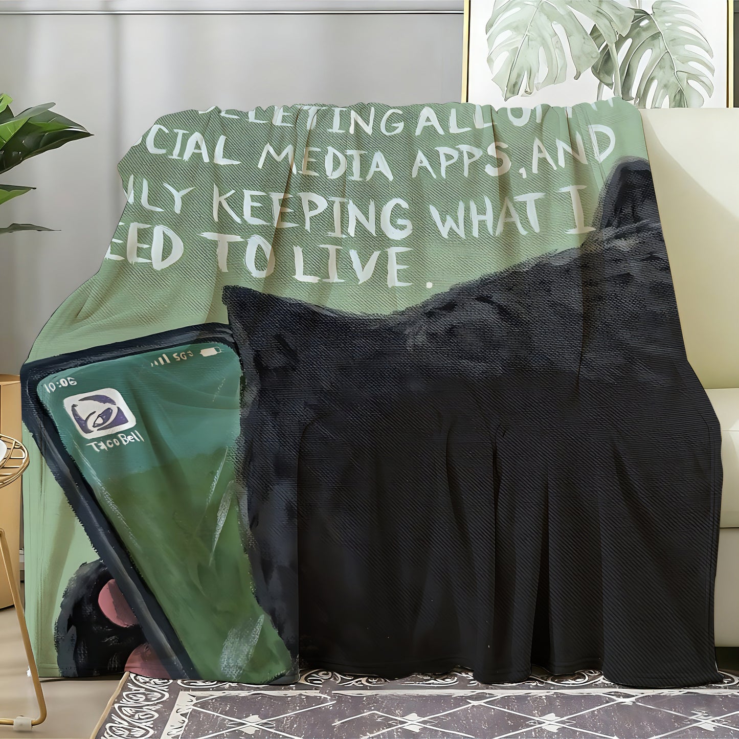 T058 Flannel Blanket for Bed, Couch, Recliner & Travel - All-Season Comfort, -Pilling, Suitable for Adults and Teens