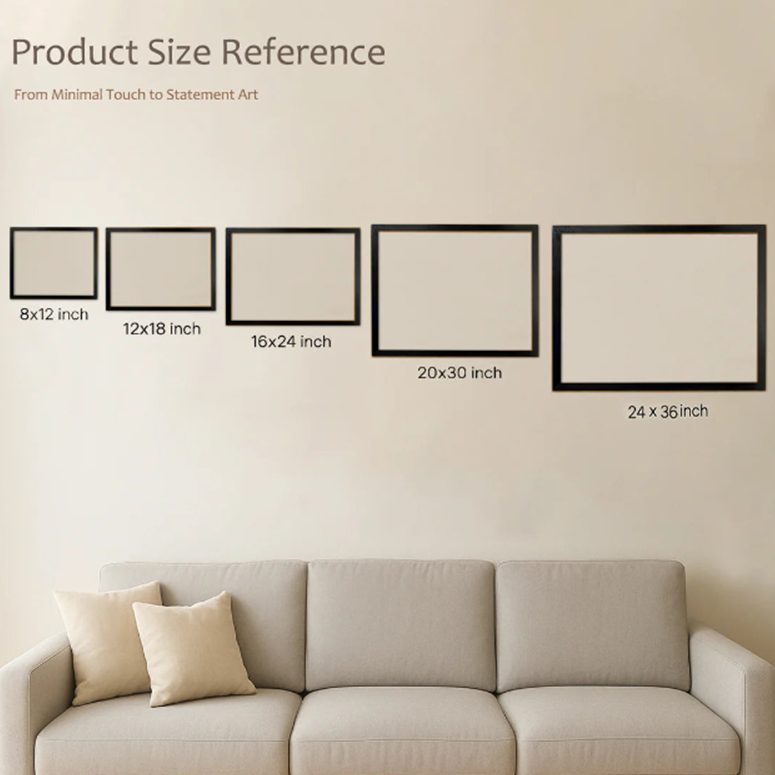 W438 Natural Wood Grain Canvas Decorative Painting – High-Quality Abstract Art | Ideal for Living Rooms and Offices