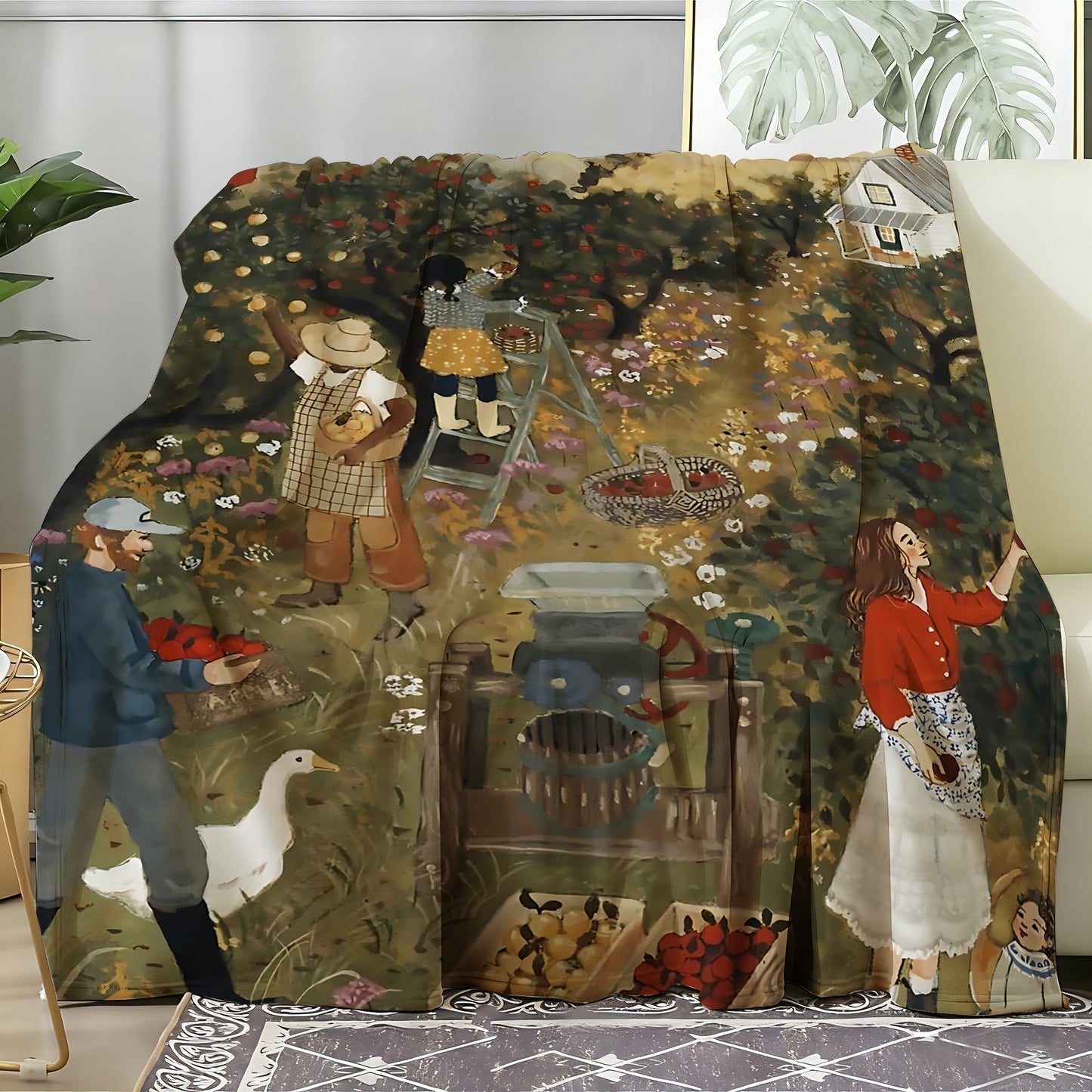 T048 Flannel Blanket for Bed, Couch, Recliner & Travel - All-Season Comfort, -Pilling, Suitable for Adults and Teens