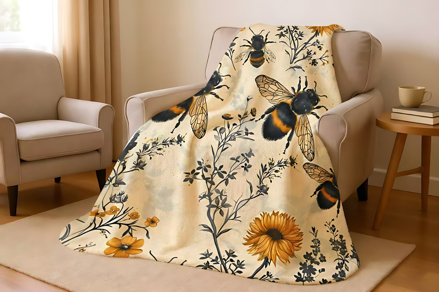 T098 Flannel Blanket for Bed, Couch, Recliner & Travel - All-Season Comfort, -Pilling, Suitable for Adults and Teens