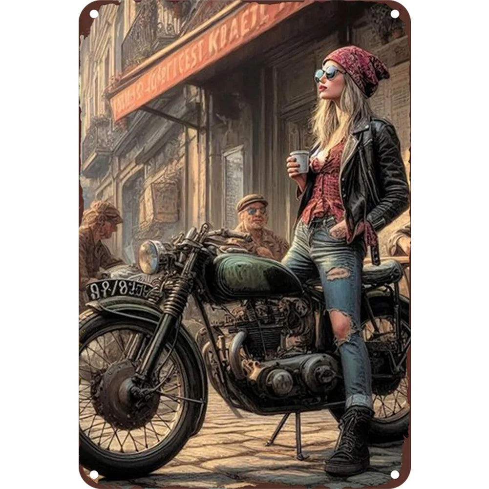 8x12 Classic Car Metal Sign – Vintage Tin Wall Art for Auto Fans & Garages | Tin & Time Co. #4025