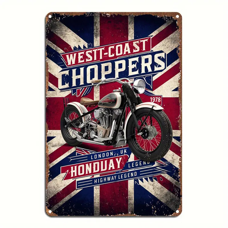 8x12 Classic Car Metal Sign – Vintage Tin Wall Art for Auto Fans & Garages | Tin & Time Co. #4036