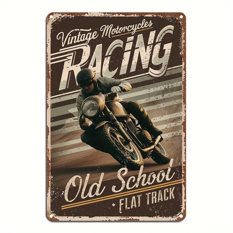 8x12 Classic Car Metal Sign – Vintage Tin Wall Art for Auto Fans & Garages | Tin & Time Co. #4041