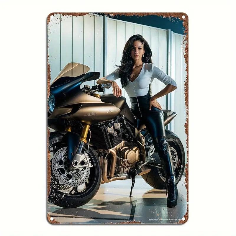 8x12 Classic Car Metal Sign – Vintage Tin Wall Art for Auto Fans & Garages | Tin & Time Co. #4043