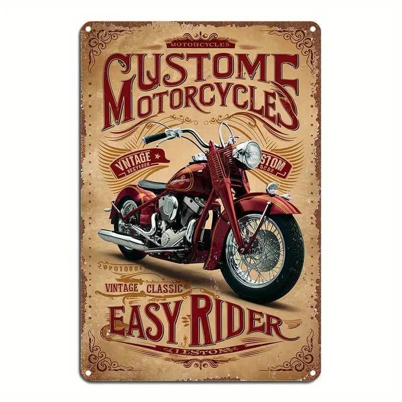 8x12 Classic Car Metal Sign – Vintage Tin Wall Art for Auto Fans & Garages | Tin & Time Co. #4048