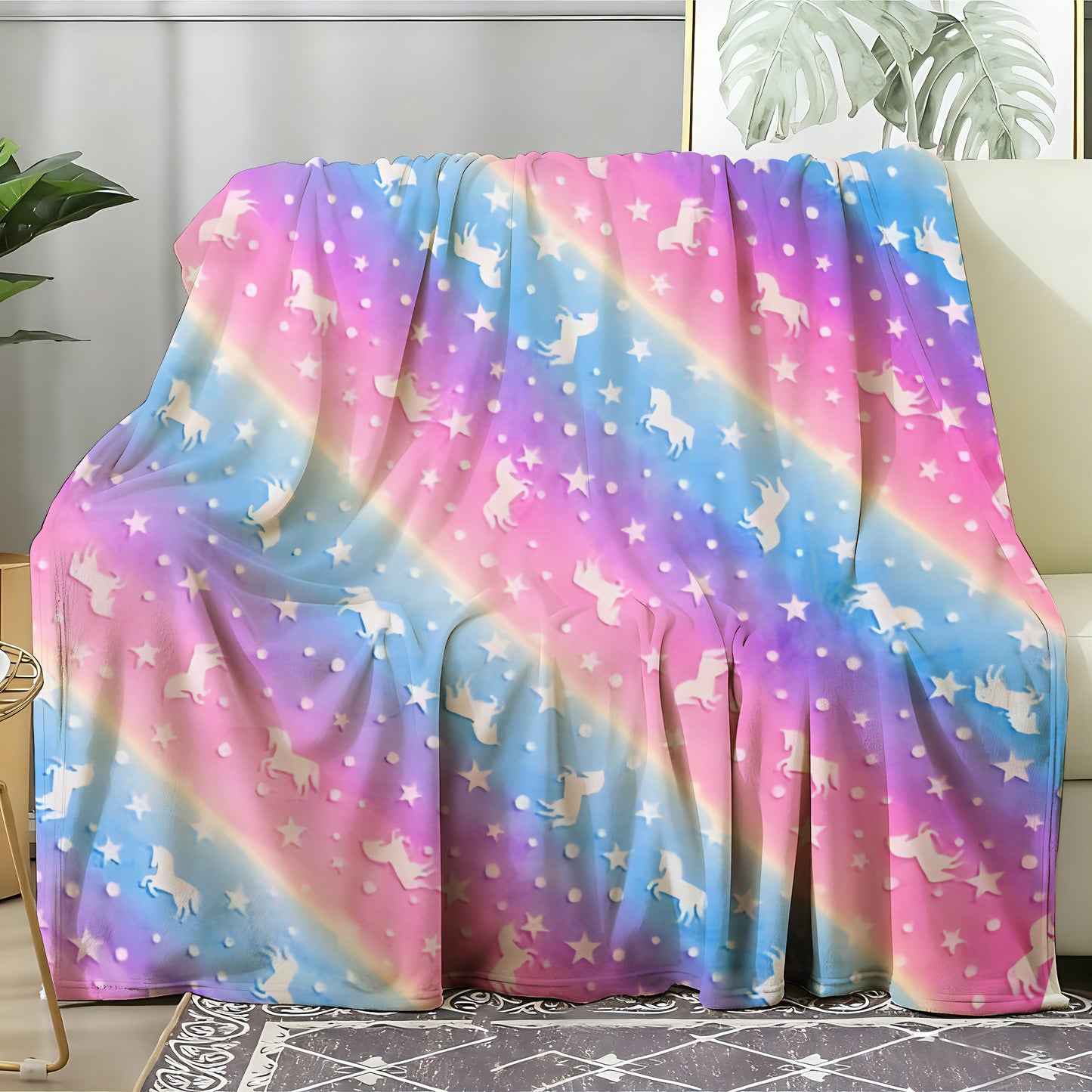 T085 Flannel Blanket for Bed, Couch, Recliner & Travel - All-Season Comfort, -Pilling, Suitable for Adults and Teens