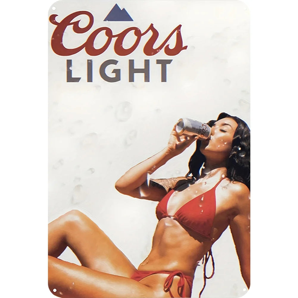 8x12 Funny Bar Metal Sign – Tin Wall Art for Home Bars & Man Caves | Tin & Time Co.#5006