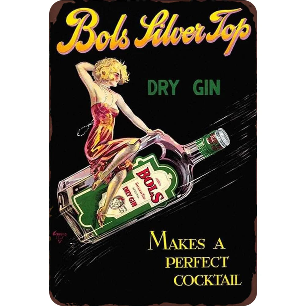 8x12 Funny Bar Metal Sign – Tin Wall Art for Home Bars & Man Caves | Tin & Time Co.#5014
