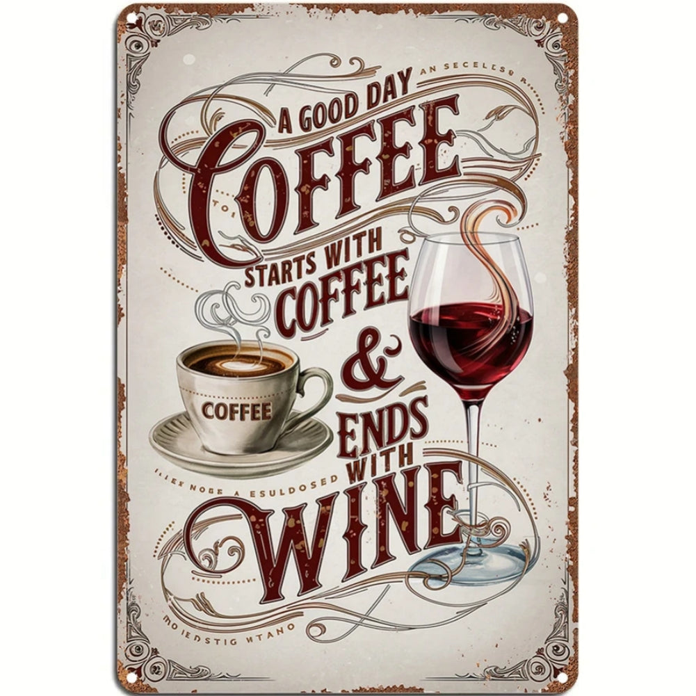 8x12 Funny Bar Metal Sign – Tin Wall Art for Home Bars & Man Caves | Tin & Time Co.#5090