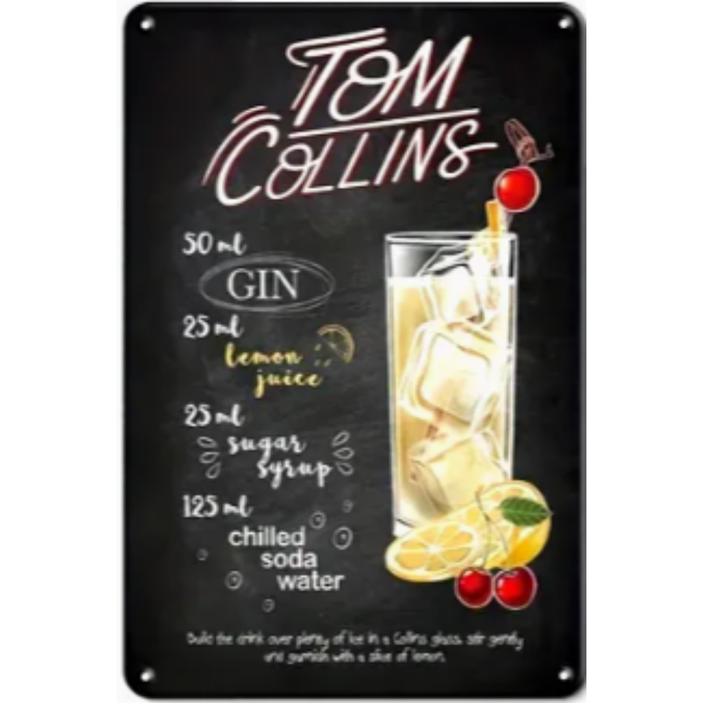 8x12 Funny Bar Metal Sign – Tin Wall Art for Home Bars & Man Caves | Wallcow #5143