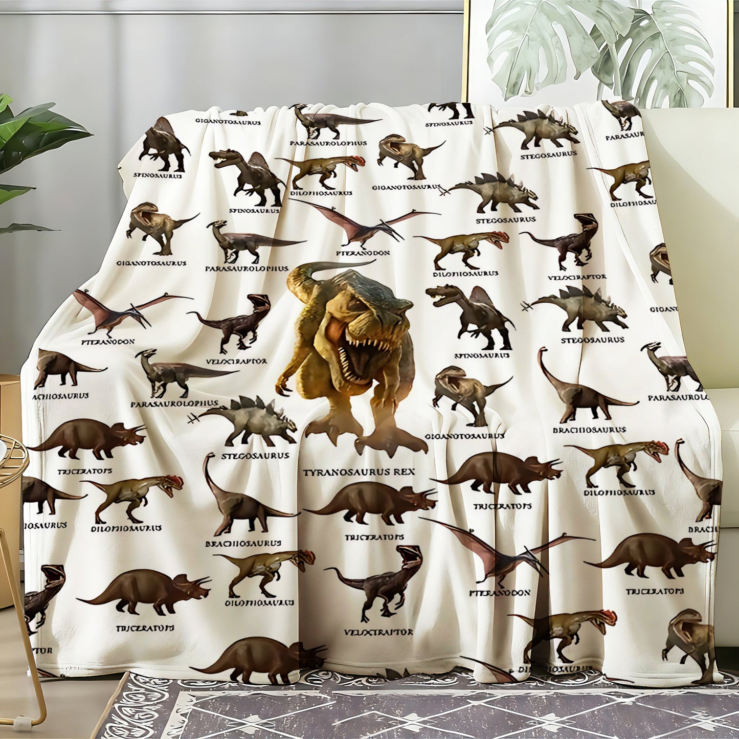 T092 Flannel Blanket for Bed, Couch, Recliner & Travel - All-Season Comfort, -Pilling, Suitable for Adults and Teens