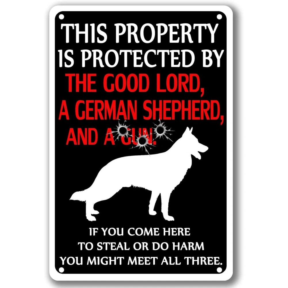 8x12 Warning Metal Sign – People Beyond This Point Metal Teneke Levha Duvar Dekoru |Tin & Time Co #A065