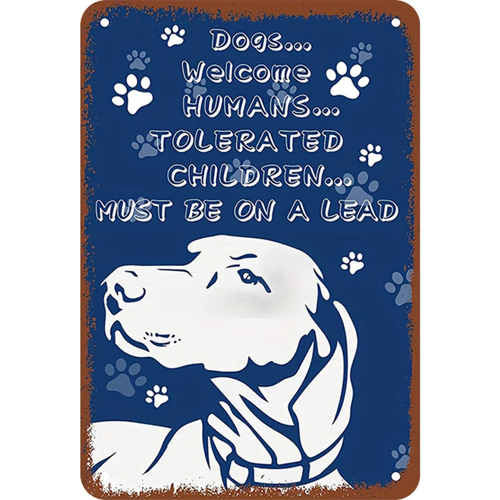 8x12 Warning Metal Sign – People Beyond This Point Metal Teneke Levha Duvar Dekoru |Tin & Time Co #A116