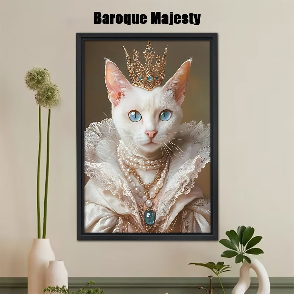 Custom Royal Court Pet Portrait – Make Your Cat Look Like Royalty