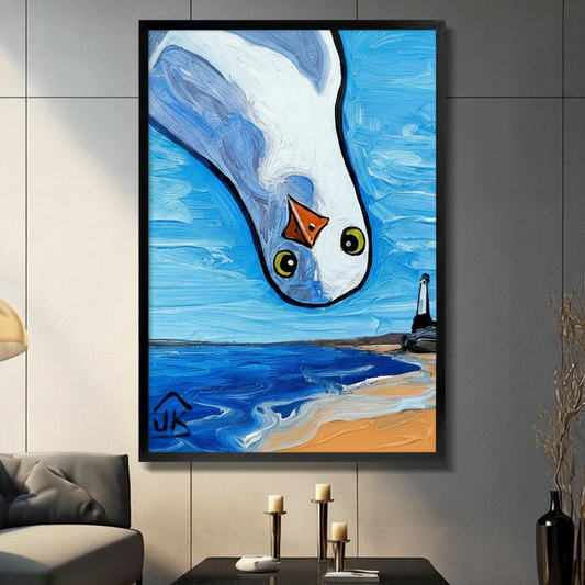Funny Seagull Wall Art That Makes Every Room Smile