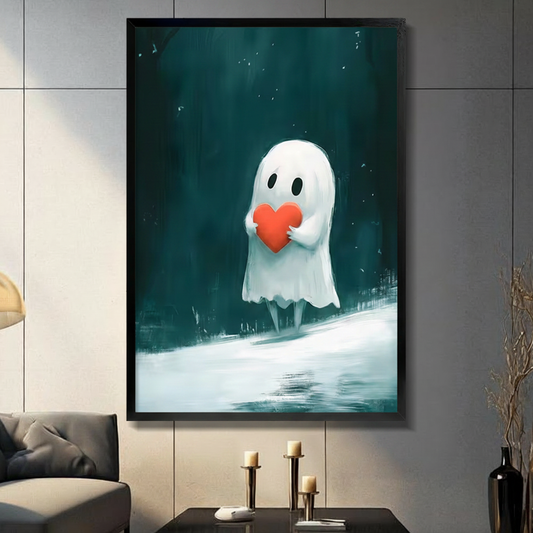 Cute Ghost Wall Art: Spooky Sweet Decor for Any Room