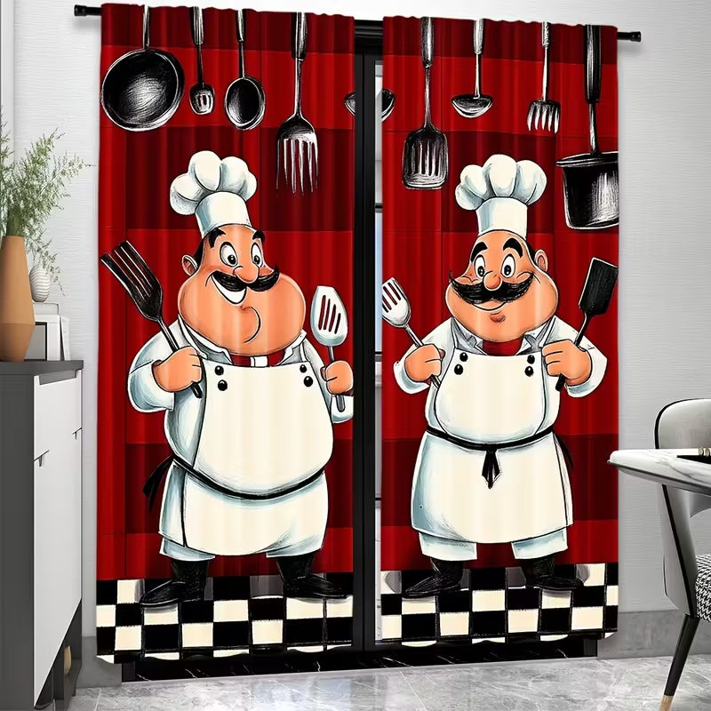 L007 Thermal Rod Pocket Curtain Panel – Room Darkening Linen Blend / Ideal for Bedroom, Living Room, Kitchen & Office