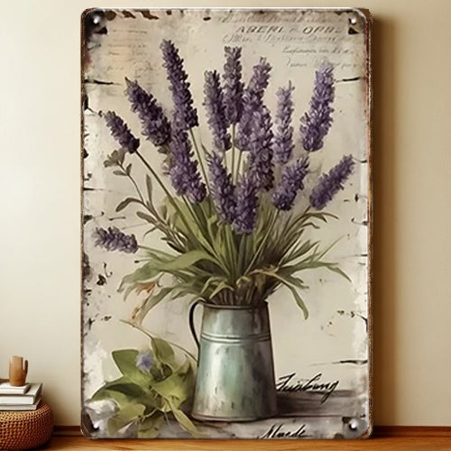 8x12 Farmhouse Metal Sign – Rustic Tin Wall Art with Barn & Animals | Tin & Time Co. #ZH7001