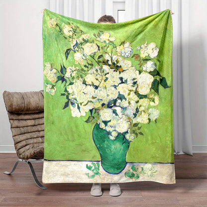 T017 Flannel Blanket for Bed, Couch, Recliner & Travel - All-Season Comfort, -Pilling, Suitable for Adults and Teens