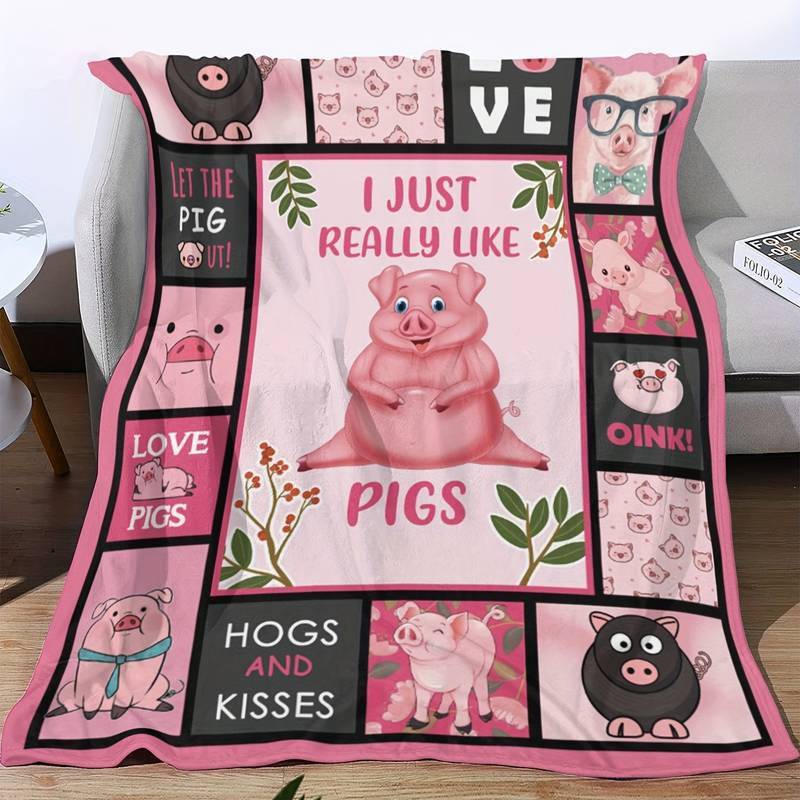 T023 Flannel Blanket for Bed, Couch, Recliner & Travel - All-Season Comfort, -Pilling, Suitable for Adults and Teens