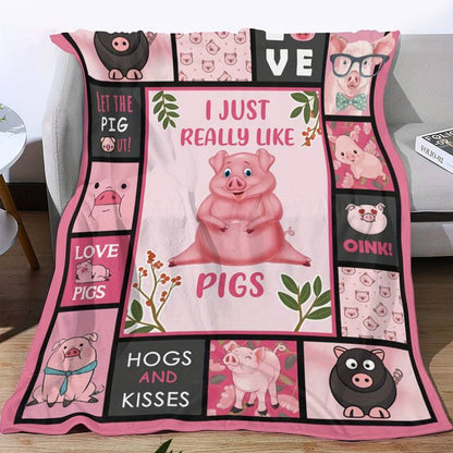 T023 Flannel Blanket for Bed, Couch, Recliner & Travel - All-Season Comfort, -Pilling, Suitable for Adults and Teens