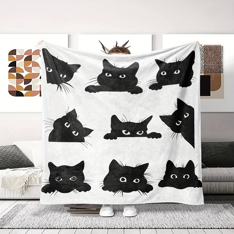 T027 Flannel Blanket for Bed, Couch, Recliner & Travel - All-Season Comfort, -Pilling, Suitable for Adults and Teens