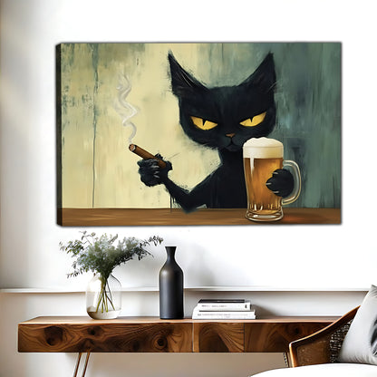 W415 Natural Wood Grain Canvas Decorative Painting – High-Quality Abstract Art | Ideal for Living Rooms and Offices