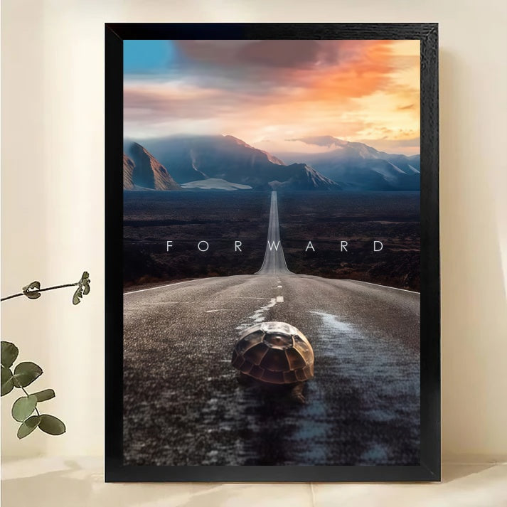 Forward Motivational Wall Art - Inspirational Road Print|W1058