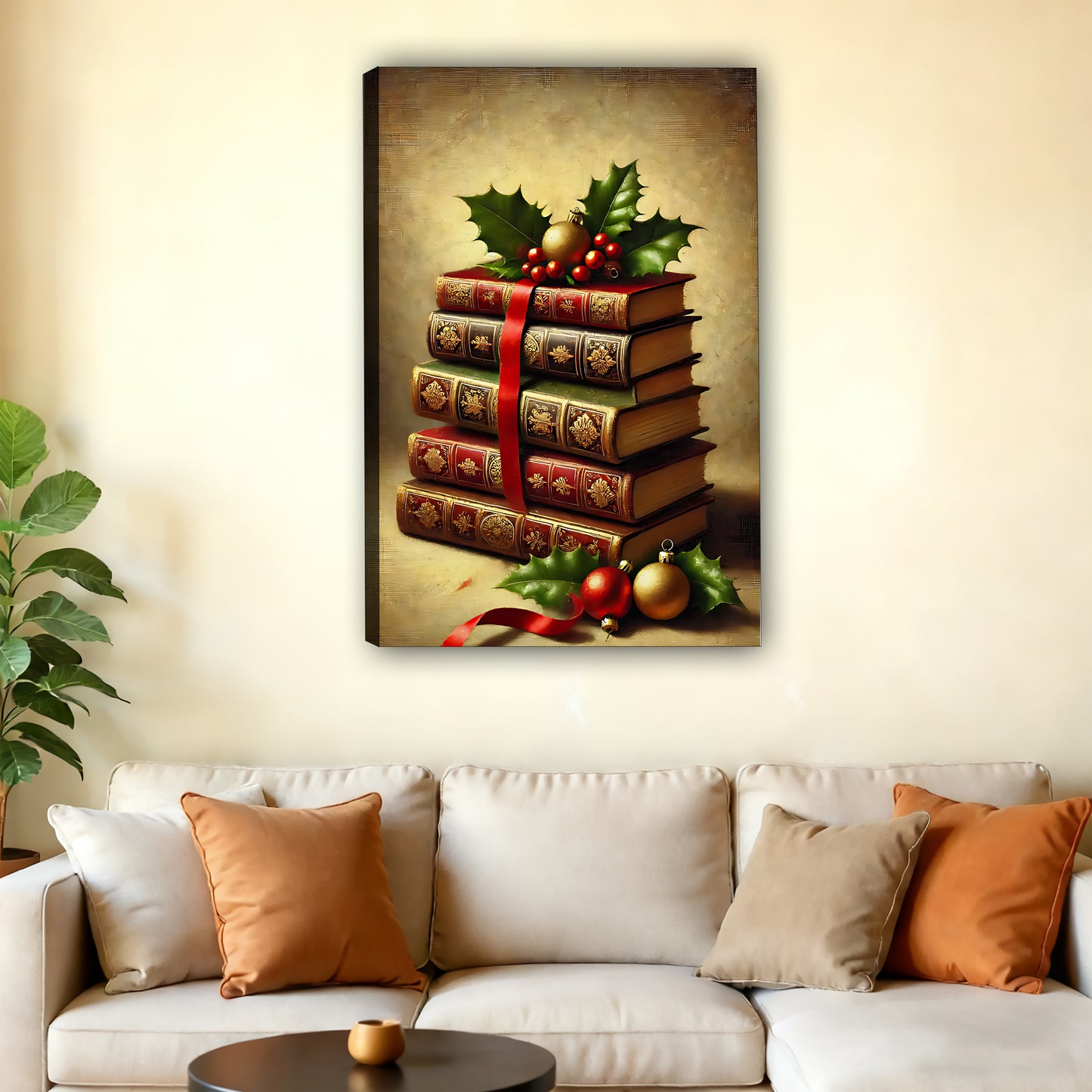 W446 Natural Wood Grain Canvas Decorative Painting – High-Quality Abstract Art | Ideal for Living Rooms and Offices