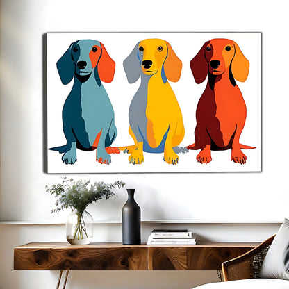 W470 Natural Wood Grain Canvas Decorative Painting – High-Quality Abstract Art | Ideal for Living Rooms and Offices