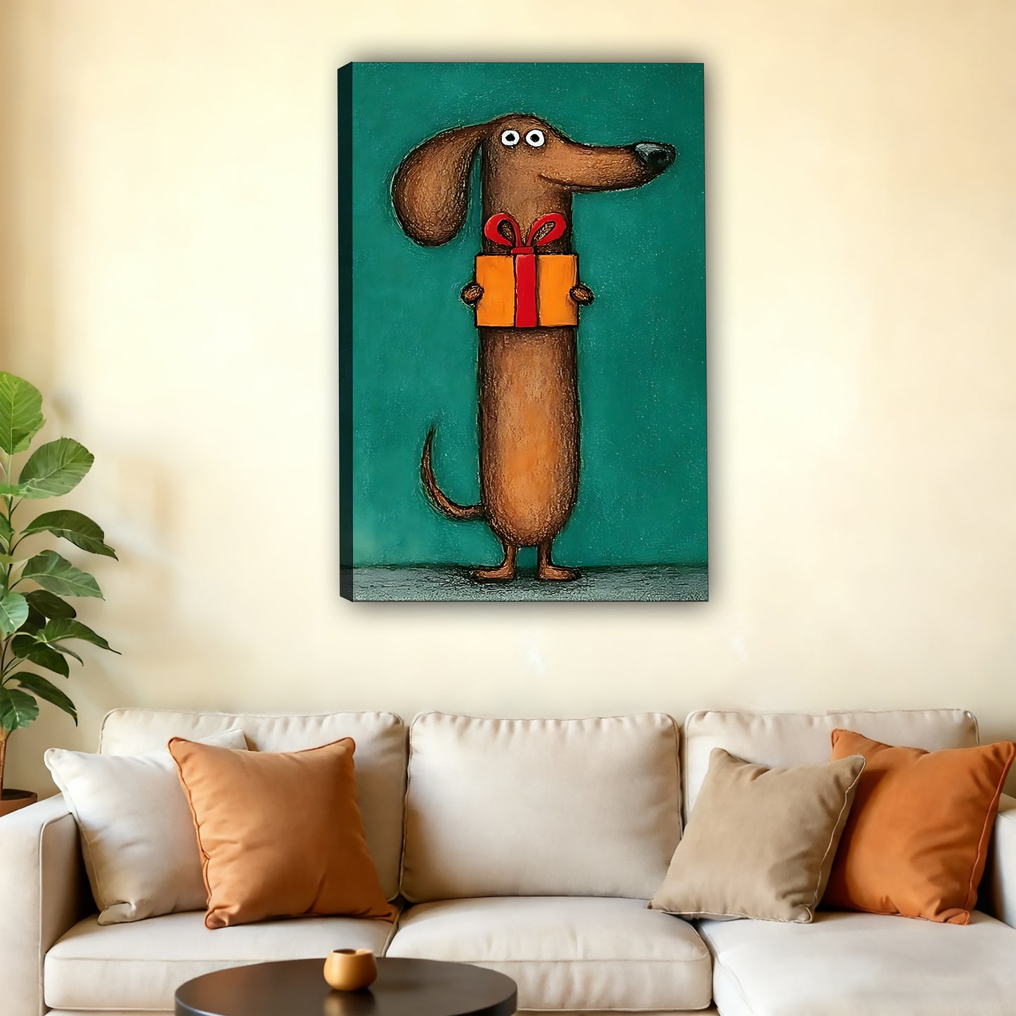 W430Natural Wood Grain Canvas Decorative Painting – High-Quality Abstract Art | Ideal for Living Rooms and Offices