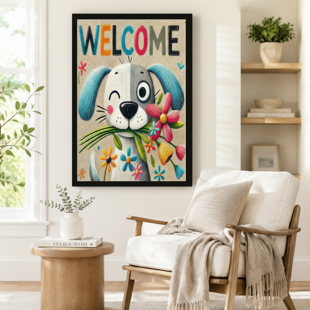 图1 WELCOME小狗