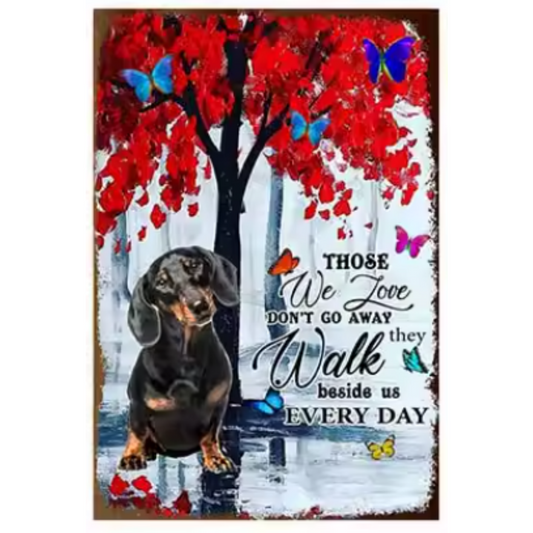 8x12 Funny Dog Metal Sign – Vintage Tin Wall Art for Pet Lovers & Homes | Tin & Time Co. #1011