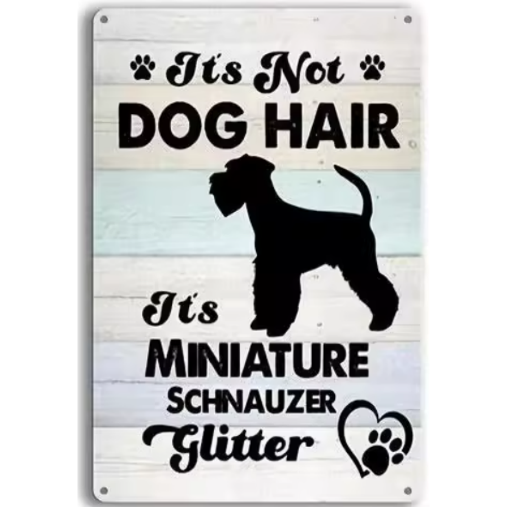 8x12 Funny Dog Metal Sign – Vintage Tin Wall Art for Pet Lovers & Homes | Tin & Time Co. #1032