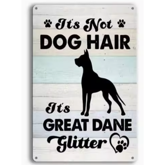 8x12 Funny Dog Metal Sign – Vintage Tin Wall Art for Pet Lovers & Homes | Tin & Time Co. #1033