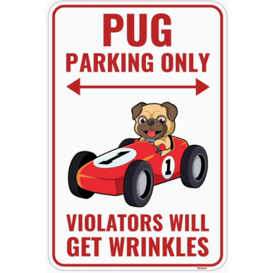 8x12 Funny Dog Metal Sign – Vintage Tin Wall Art for Pet Lovers & Homes | Tin & Time Co. #1073