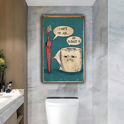 W444 Natural Wood Grain Canvas Decorative Painting – High-Quality Abstract Art | Ideal for Living Rooms and Offices