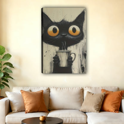 W393 Natural Wood Grain Canvas Decorative Painting – High-Quality Abstract Art | Ideal for Living Rooms and Offices