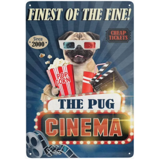 8x12 Funny Dog Metal Sign – Vintage Tin Wall Art for Pet Lovers & Homes | Tin & Time Co. #1102