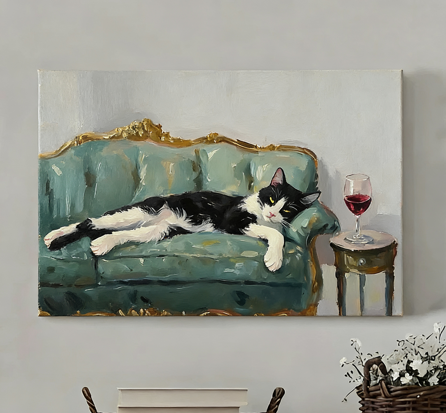 W325 Natural Wood Canvas – High-Quality Abstract Art | Perfect for Living Room & Office