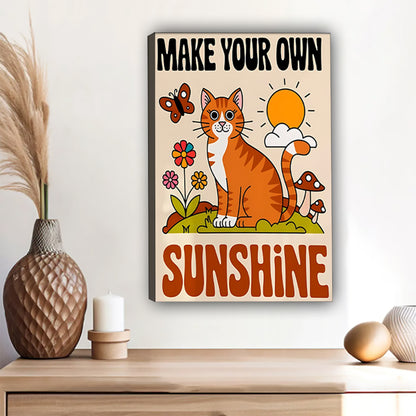 W398 Natural Wood Grain Canvas Decorative Painting – High-Quality Abstract Art | Ideal for Living Rooms and Offices