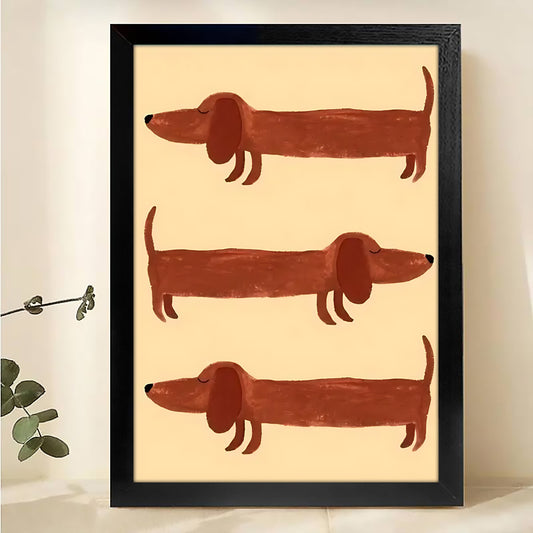 W151  Natural Wood Canvas – High-Quality Abstract Art | Perfect for Living Room & Office
