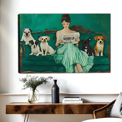 W392 Natural Wood Grain Canvas Decorative Painting – High-Quality Abstract Art | Ideal for Living Rooms and Offices